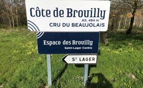 Visite du Beaujolais en Van - départ de Belleville-en-Beaujolais