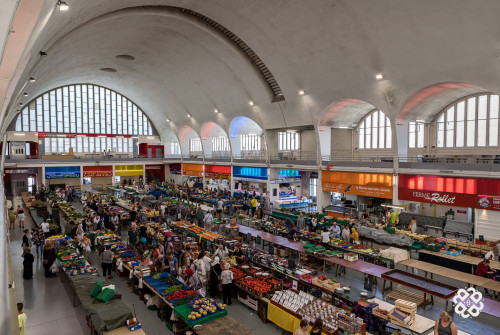 Indoor market in Villefranche-Sur-Saône
